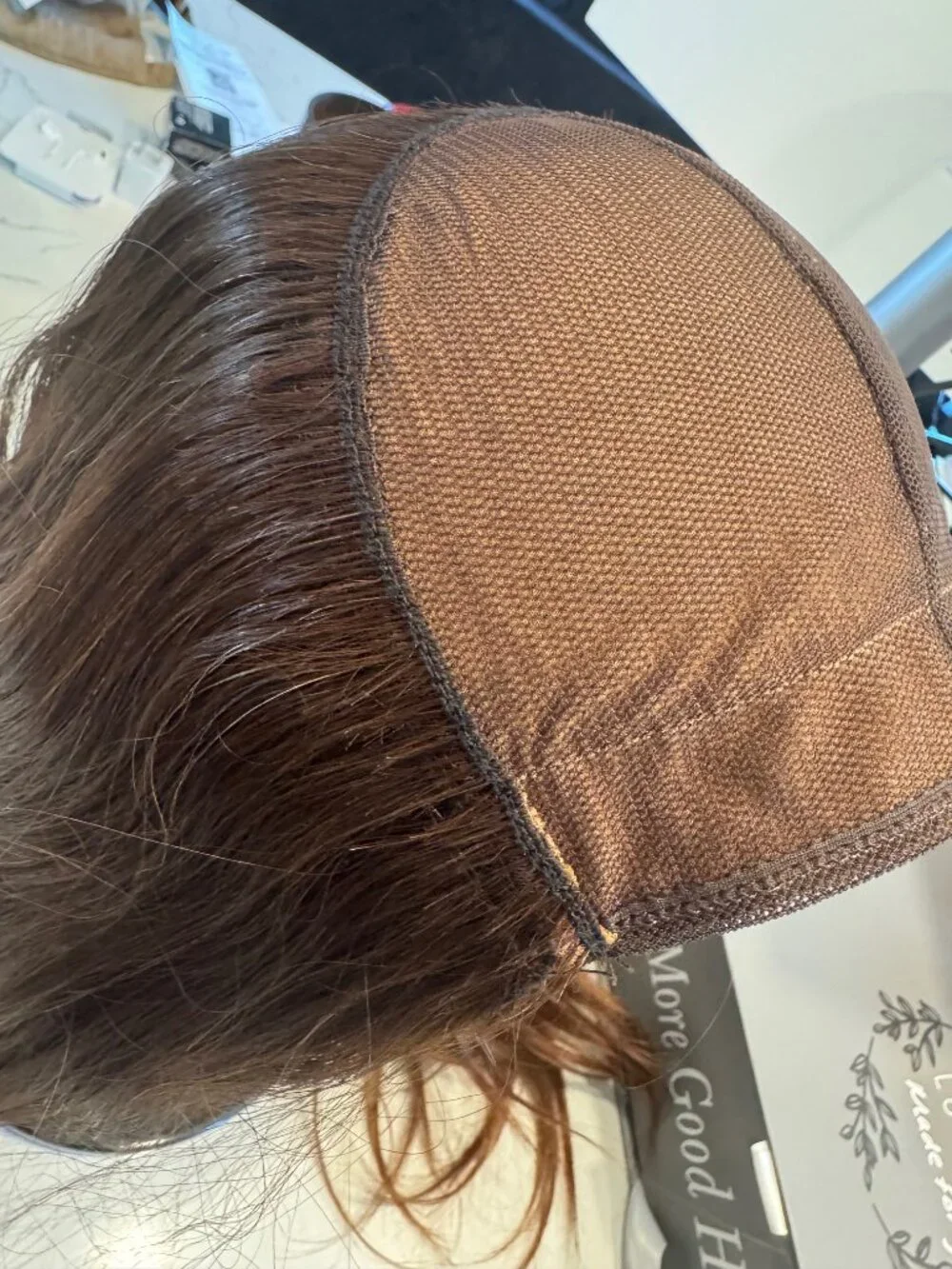 NIB Lu's Wigs Sz L Active Lifestyle Luxury Cap in Cinnamon - Picture 6 of 9
